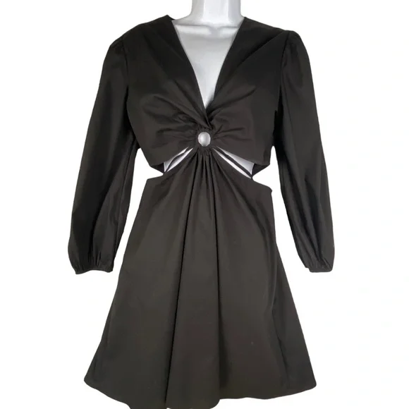 House Of Harlow 1960 Dresses | Nwt House Of Harlow 1960 Cut Out O Ring Tie Back Dress Black S Revolve | Color: Black | Size: S | Alyross's Closet House Of Harlow 1960 Dresses | Nwt House Of Harlow 1960 Cut Out O Ring Tie Back Dress Black S Revolve | Color: Black | Size: S | Alyross's Closet